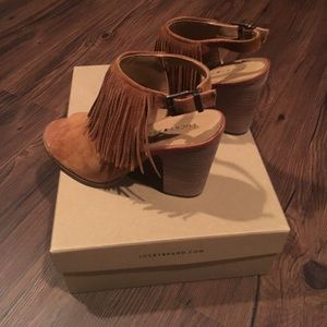 Lucky Brand Boho Fringe Booties
